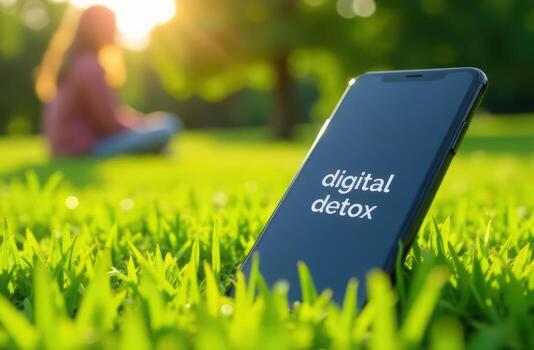 Notebook with detox plan written down